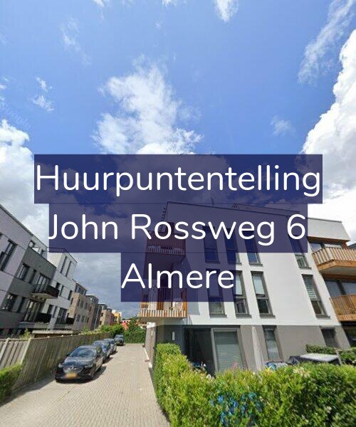 Foto gevel Huurpuntentelling voor John Rossweg 6, Almere