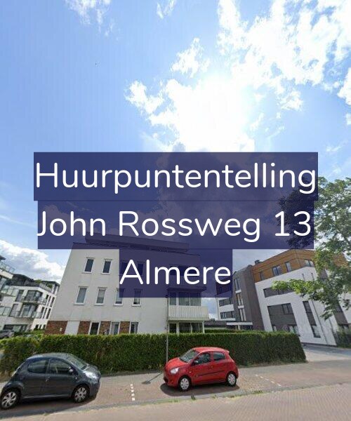 Foto gevel Huurpuntentelling voor John Rossweg 13, Almere