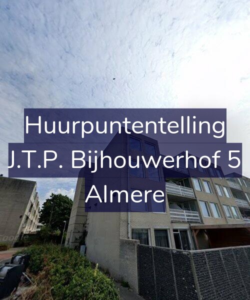 Foto gevel Huurpuntentelling voor J.T.P. Bijhouwerhof 5, Almere