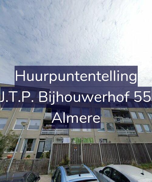Foto gevel Huurpuntentelling voor J.T.P. Bijhouwerhof 55, Almere