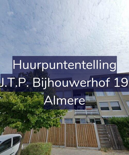 Foto gevel Huurpuntentelling voor J.T.P. Bijhouwerhof 19, Almere
