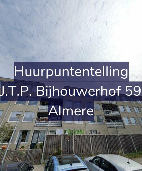 Foto gevel Huurpuntentelling voor J.T.P. Bijhouwerhof 59, Almere