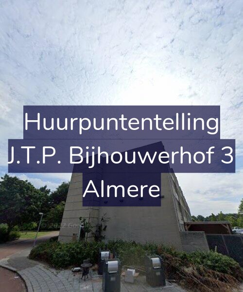 Foto gevel Huurpuntentelling voor J.T.P. Bijhouwerhof 3, Almere