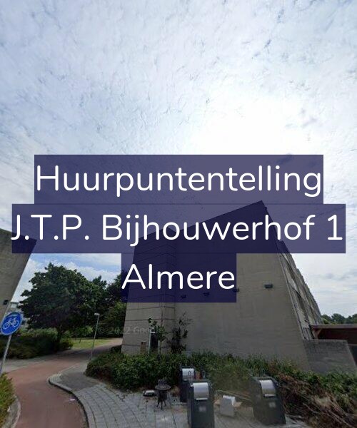 Foto gevel Huurpuntentelling voor J.T.P. Bijhouwerhof 1, Almere