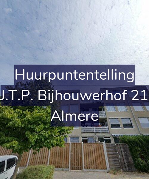 Foto gevel Huurpuntentelling voor J.T.P. Bijhouwerhof 21, Almere
