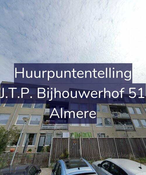 Foto gevel Huurpuntentelling voor J.T.P. Bijhouwerhof 51, Almere
