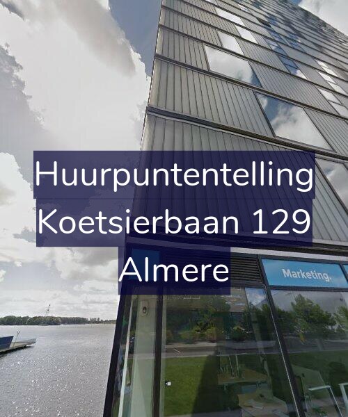 Foto gevel Huurpuntentelling voor Koetsierbaan 129, Almere