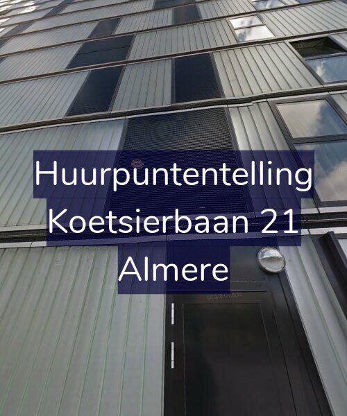 Foto gevel Huurpuntentelling voor Koetsierbaan 21, Almere