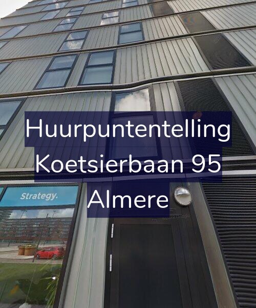 Foto gevel Huurpuntentelling voor Koetsierbaan 95, Almere