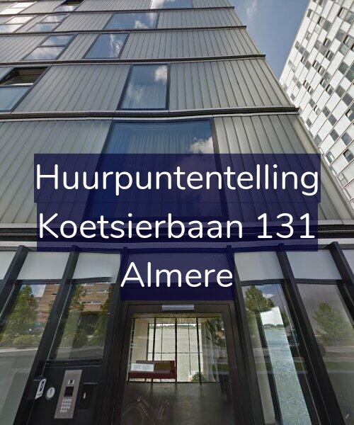 Foto gevel Huurpuntentelling voor Koetsierbaan 131, Almere