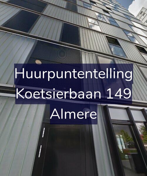 Foto gevel Huurpuntentelling voor Koetsierbaan 149, Almere