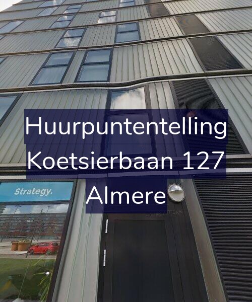 Foto gevel Huurpuntentelling voor Koetsierbaan 127, Almere