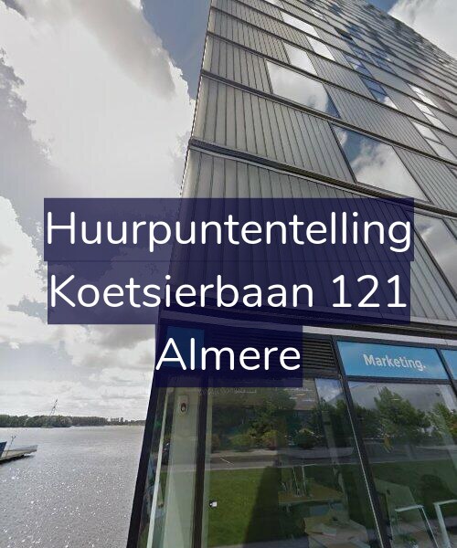Foto gevel Huurpuntentelling voor Koetsierbaan 121, Almere