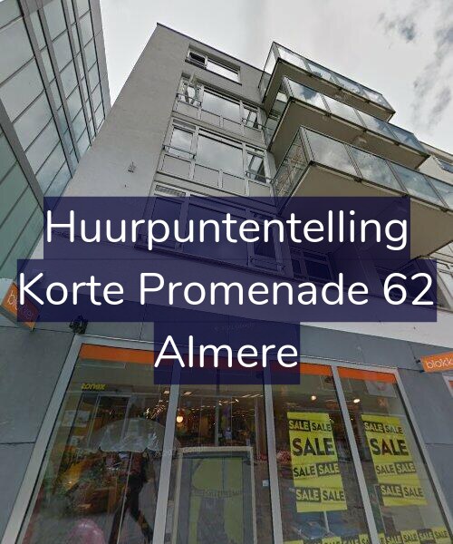 Foto gevel Huurpuntentelling voor Korte Promenade 62, Almere