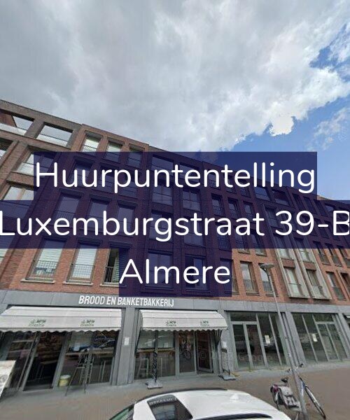 Foto gevel Huurpuntentelling voor Luxemburgstraat 39-B, Almere