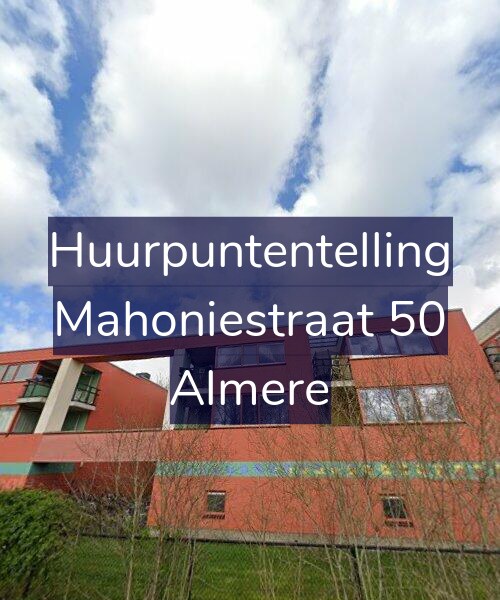 Foto gevel Huurpuntentelling voor Mahoniestraat 50, Almere
