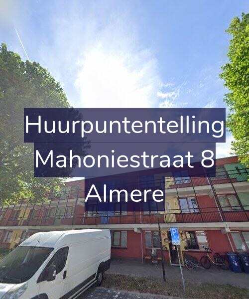 Foto gevel Huurpuntentelling voor Mahoniestraat 8, Almere