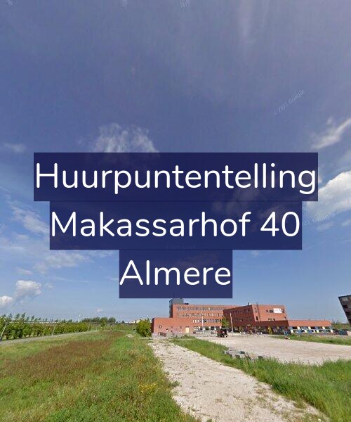 Foto gevel Huurpuntentelling voor Makassarhof 40, Almere