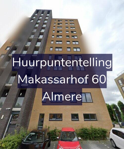 Foto gevel Huurpuntentelling voor Makassarhof 60, Almere
