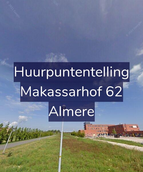 Foto gevel Huurpuntentelling voor Makassarhof 62, Almere