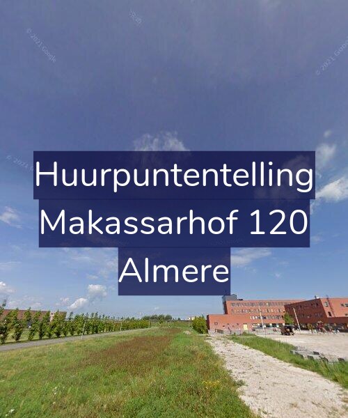 Foto gevel Huurpuntentelling voor Makassarhof 120, Almere