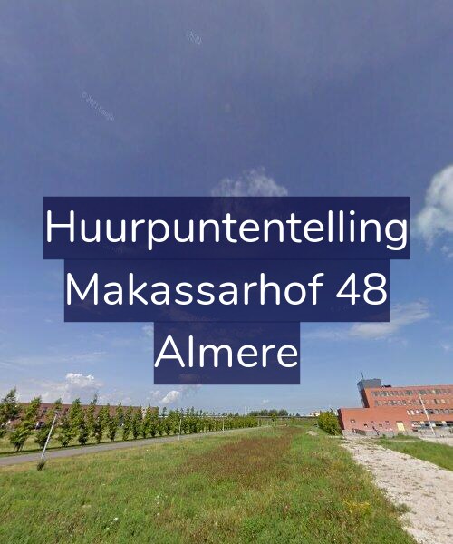 Foto gevel Huurpuntentelling voor Makassarhof 48, Almere