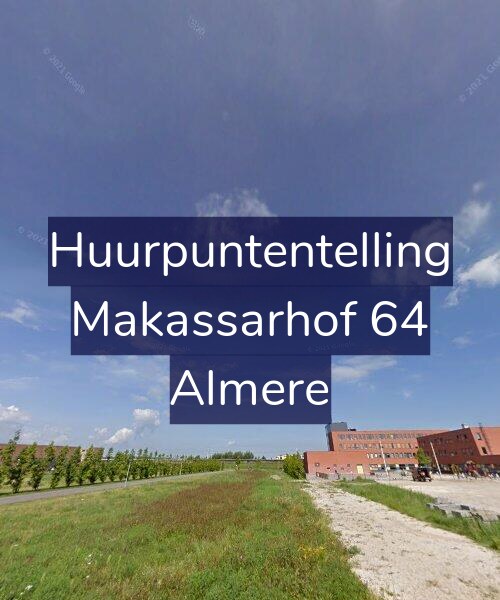 Foto gevel Huurpuntentelling voor Makassarhof 64, Almere