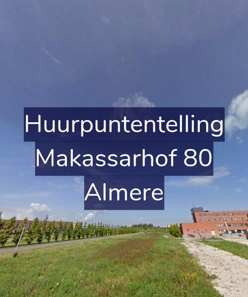 Foto gevel Huurpuntentelling voor Makassarhof 80, Almere