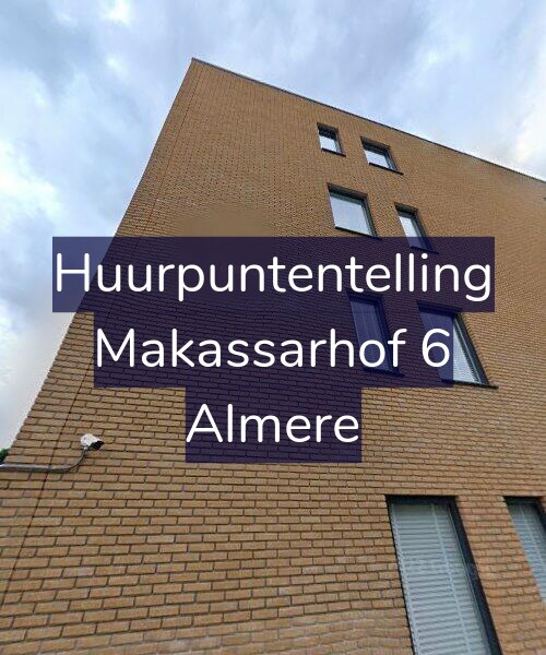 Foto gevel Huurpuntentelling voor Makassarhof 6, Almere