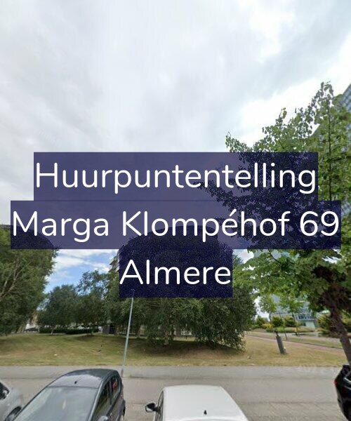 Foto gevel Huurpuntentelling voor Marga Klompéhof 69, Almere