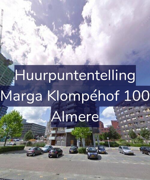 Foto gevel Huurpuntentelling voor Marga Klompéhof 100, Almere