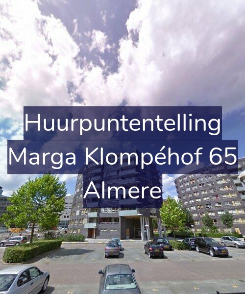 Foto gevel Huurpuntentelling voor Marga Klompéhof 65, Almere