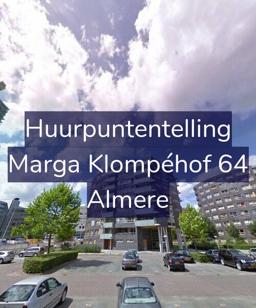 Foto gevel Huurpuntentelling voor Marga Klompéhof 64, Almere