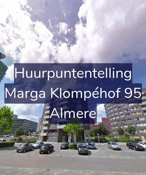 Foto gevel Huurpuntentelling voor Marga Klompéhof 95, Almere