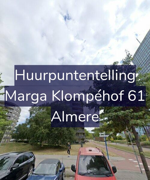 Foto gevel Huurpuntentelling voor Marga Klompéhof 61, Almere