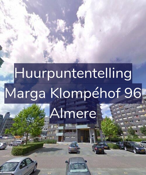 Foto gevel Huurpuntentelling voor Marga Klompéhof 96, Almere