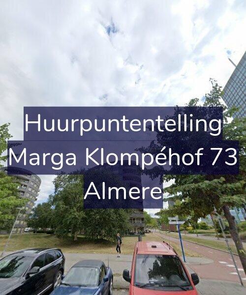 Foto gevel Huurpuntentelling voor Marga Klompéhof 73, Almere