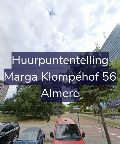 Foto gevel Huurpuntentelling voor Marga Klompéhof 56, Almere