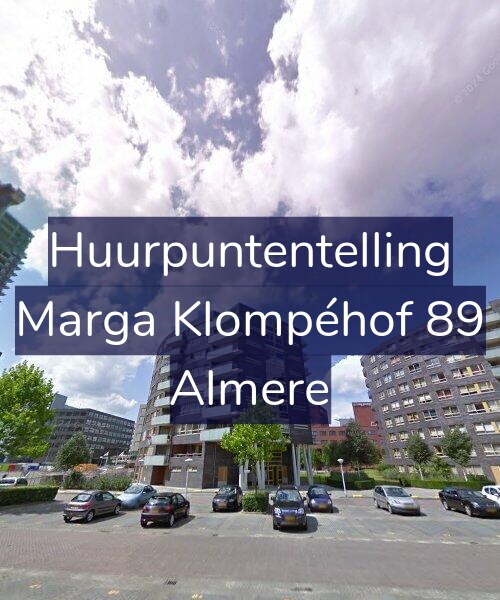 Foto gevel Huurpuntentelling voor Marga Klompéhof 89, Almere