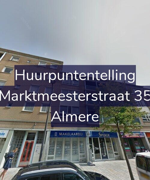 Foto gevel Huurpuntentelling voor Marktmeesterstraat 35, Almere