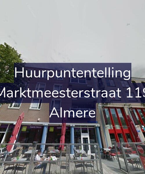 Foto gevel Huurpuntentelling voor Marktmeesterstraat 119, Almere