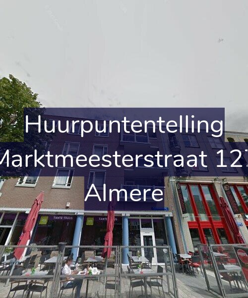 Foto gevel Huurpuntentelling voor Marktmeesterstraat 127, Almere