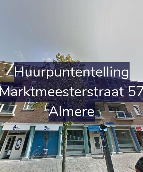 Foto gevel Huurpuntentelling voor Marktmeesterstraat 57, Almere