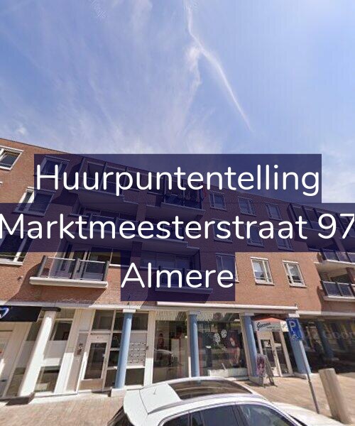 Foto gevel Huurpuntentelling voor Marktmeesterstraat 97, Almere