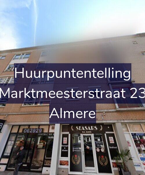 Foto gevel Huurpuntentelling voor Marktmeesterstraat 23, Almere