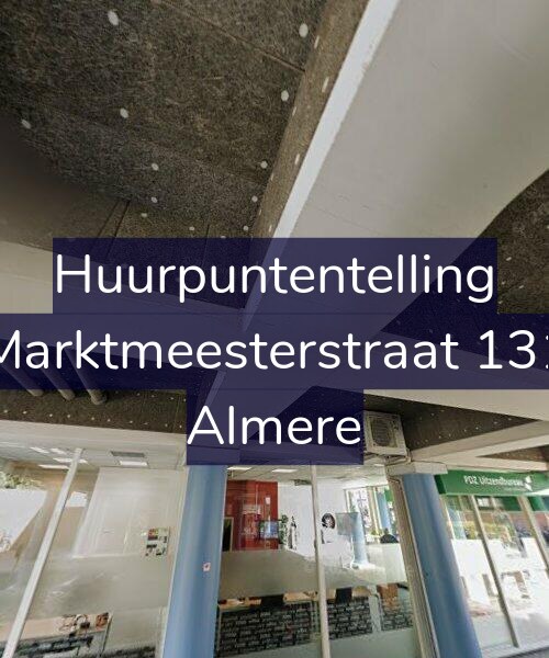 Foto gevel Huurpuntentelling voor Marktmeesterstraat 131, Almere