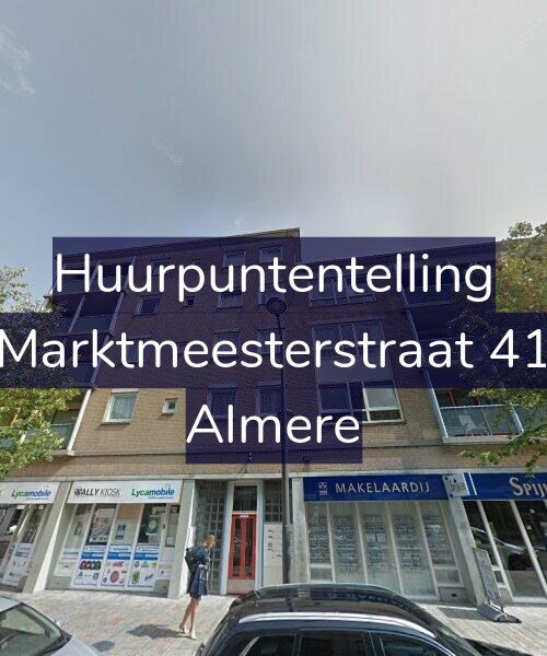 Foto gevel Huurpuntentelling voor Marktmeesterstraat 41, Almere