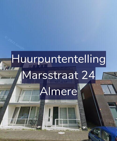 Foto gevel Huurpuntentelling voor Marsstraat 24, Almere