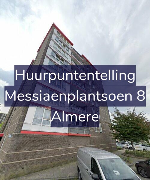 Foto gevel Huurpuntentelling voor Messiaenplantsoen 8, Almere