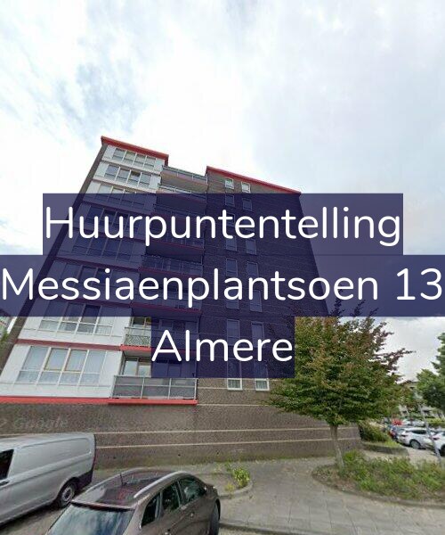 Foto gevel Huurpuntentelling voor Messiaenplantsoen 13, Almere